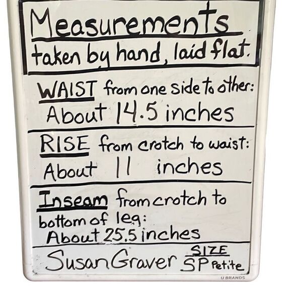 Susan Graver houndstooth stretch waist adjustable cuff cargo pocket pants SP - Picture 12 of 12